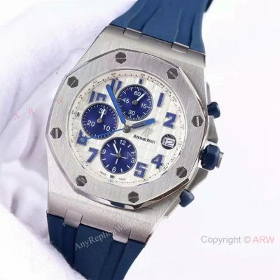 Copy Royal Oak Offshore Audemars Piguet Watch Blue Rubber Strap